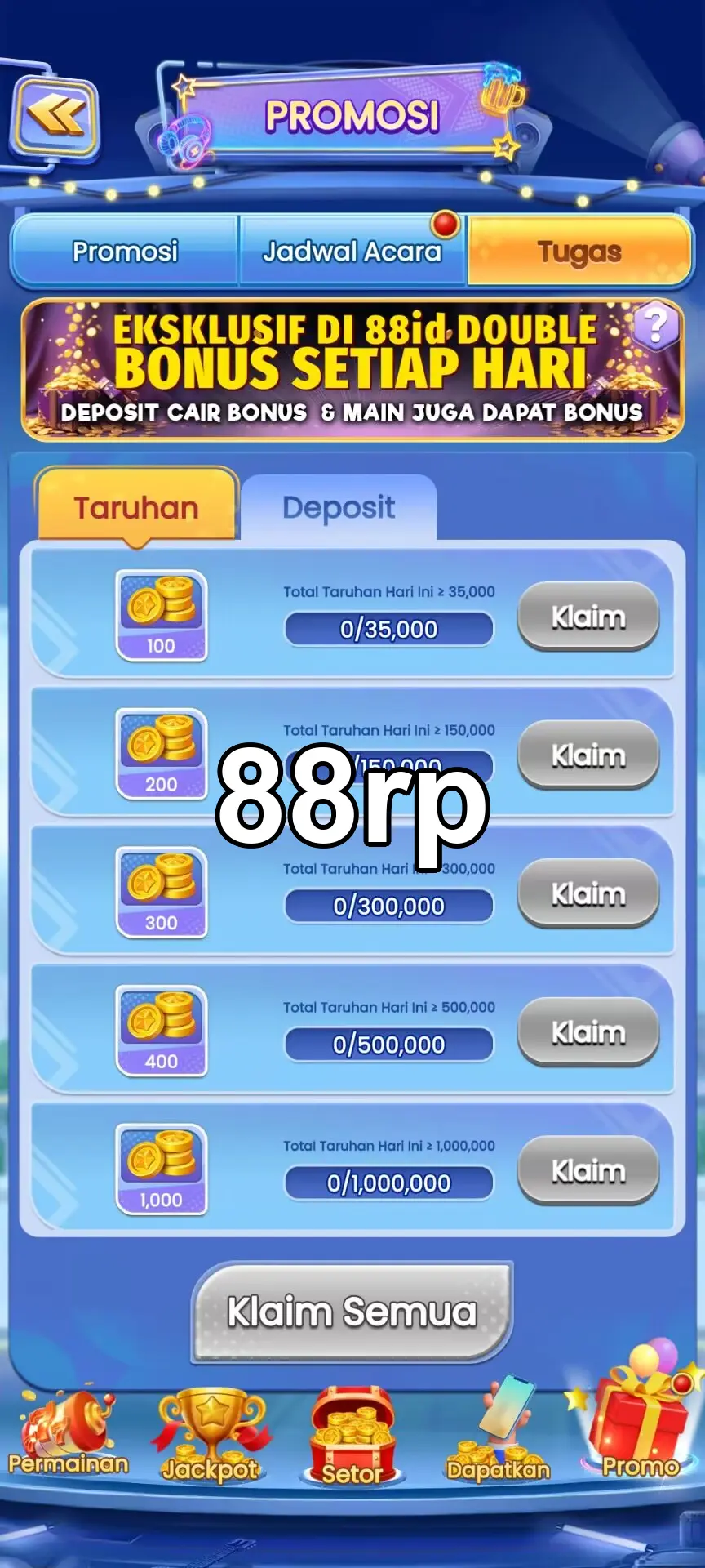 88rp Masuk
